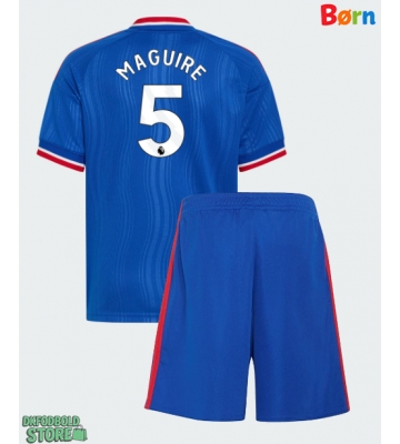 Manchester United Harry Maguire #5 Replika Babytøj Udebanesæt Børn 2026-27 Kortærmet (+ Korte bukser)